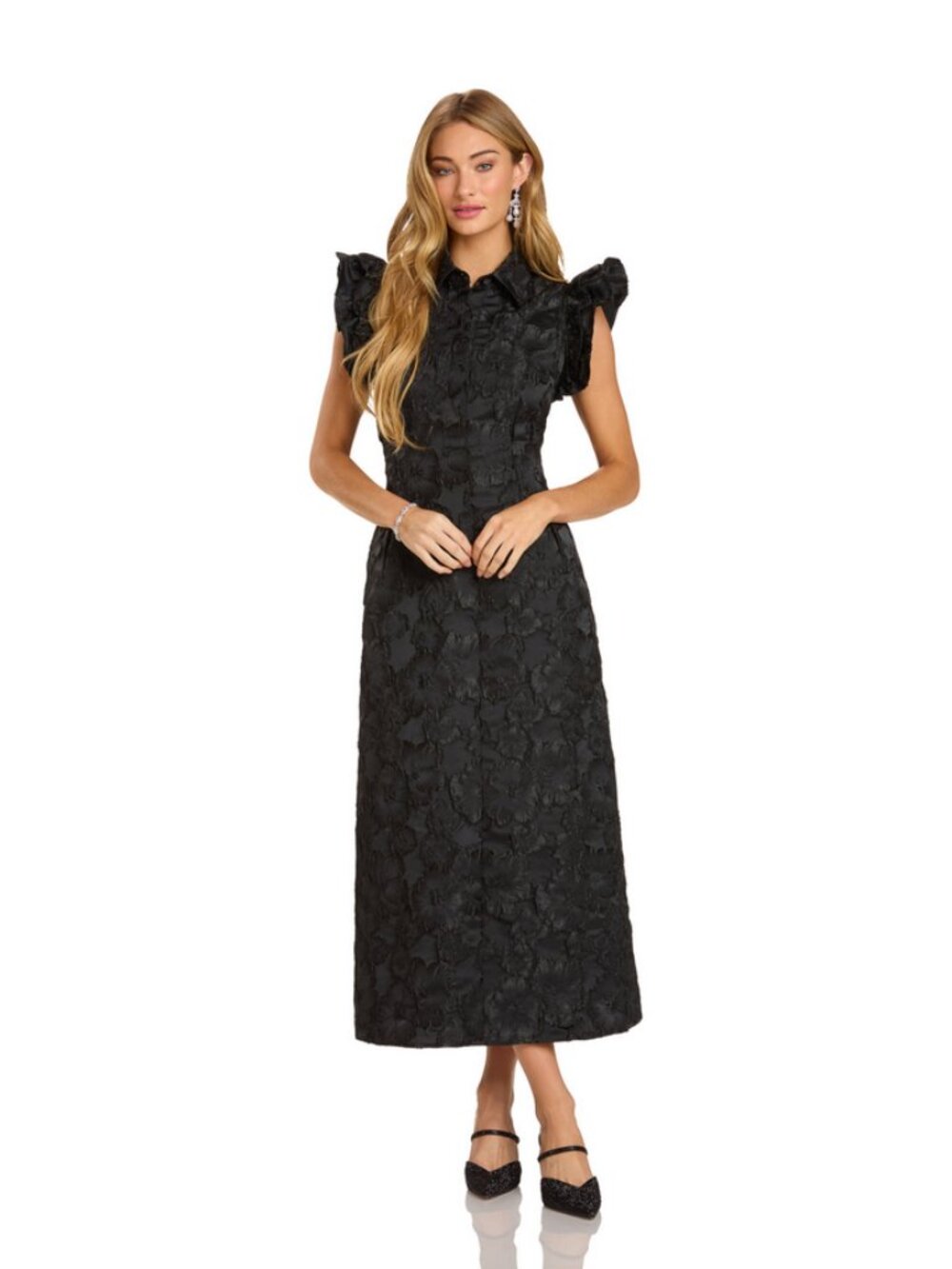 Trish Scully Sz. XS NWT Black Valetta Dress
